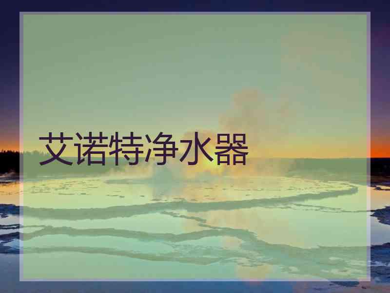 艾诺特净水器