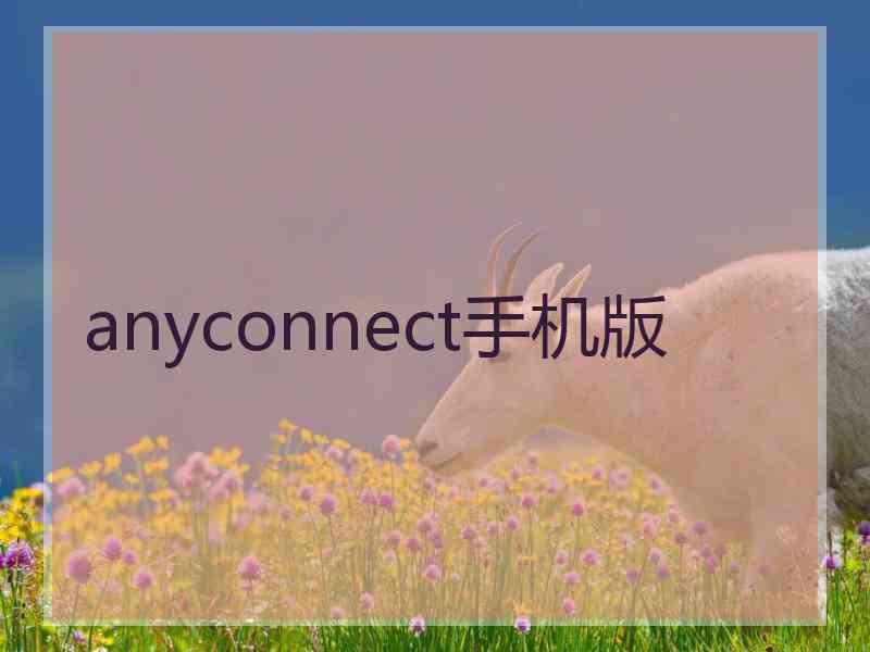 anyconnect手机版