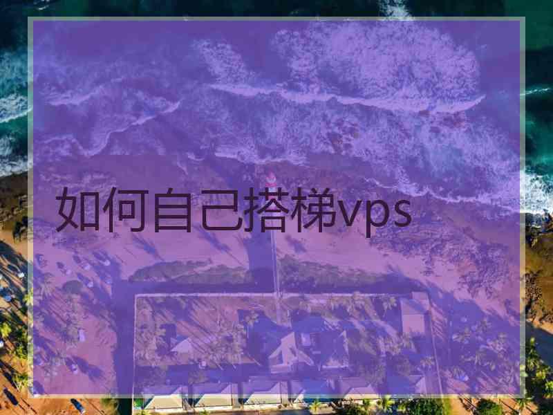 如何自己搭梯vps
