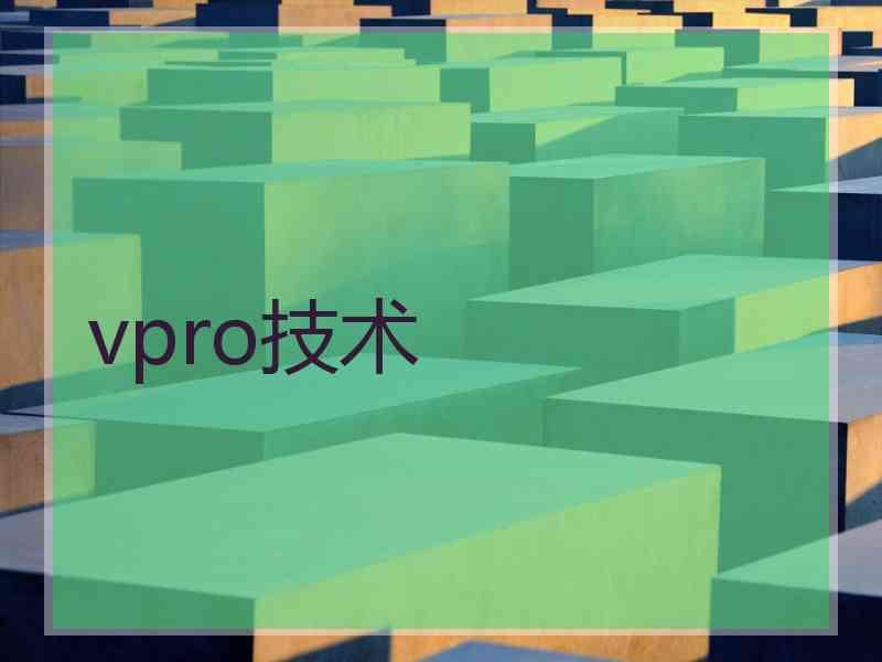 vpro技术
