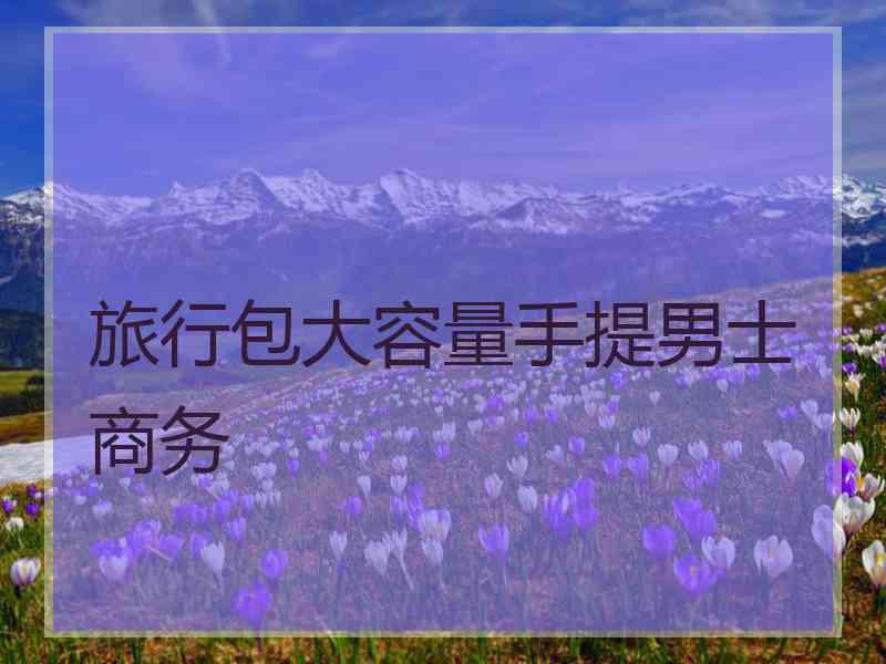 旅行包大容量手提男士商务