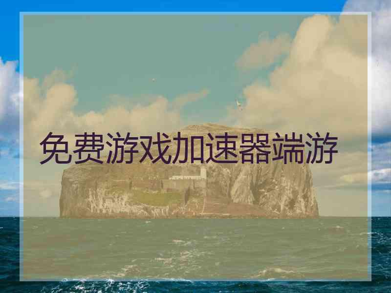 免费游戏加速器端游