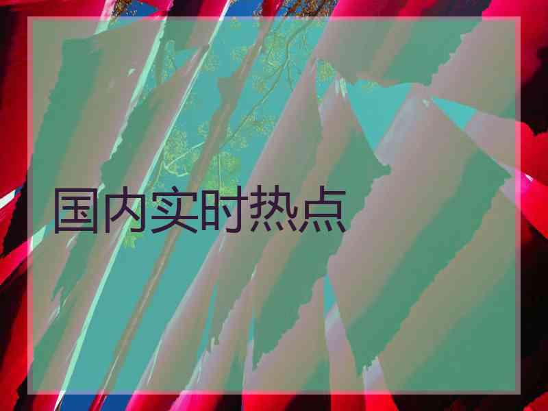 国内实时热点