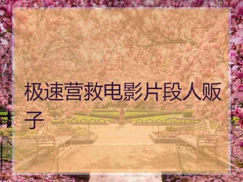 极速营救电影片段人贩子