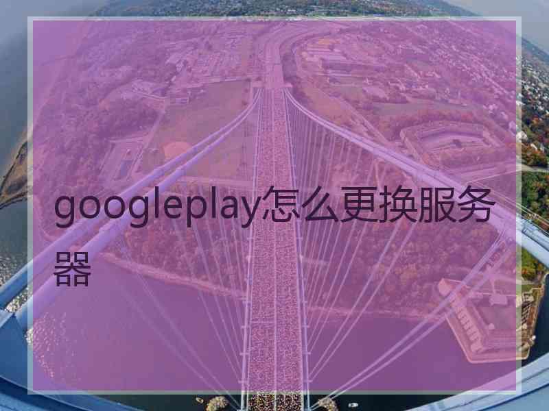 googleplay怎么更换服务器