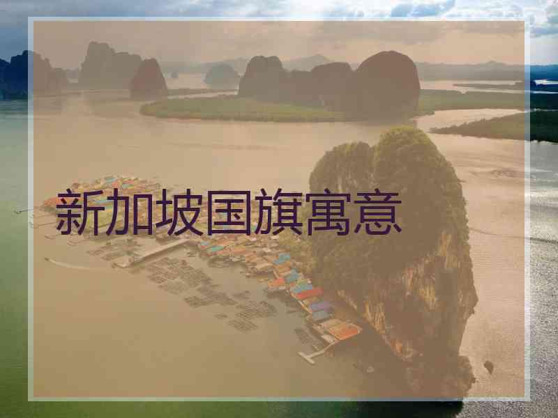 新加坡国旗寓意