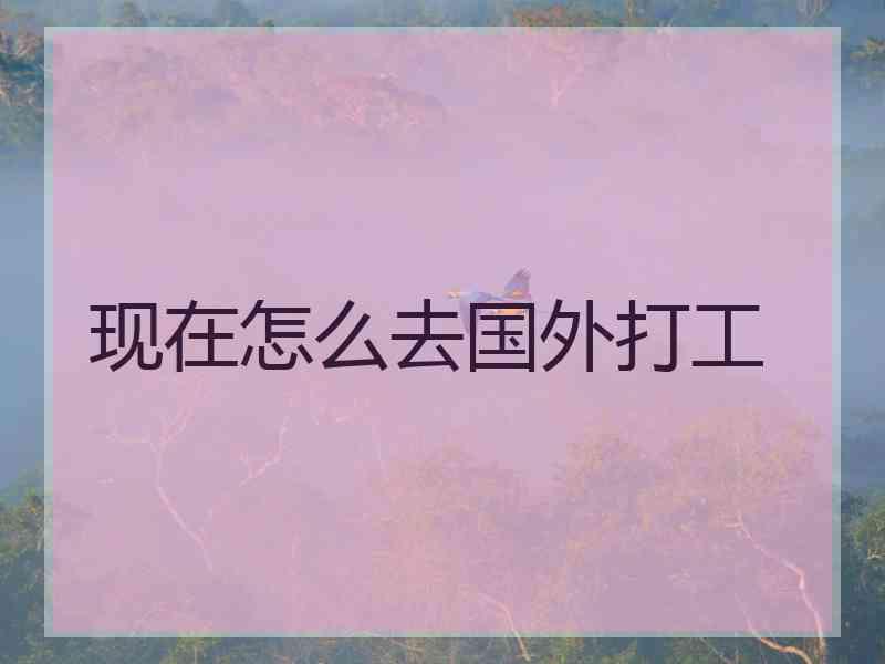 现在怎么去国外打工