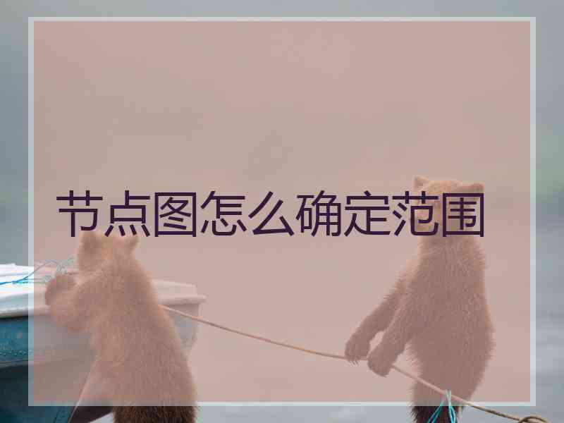 节点图怎么确定范围