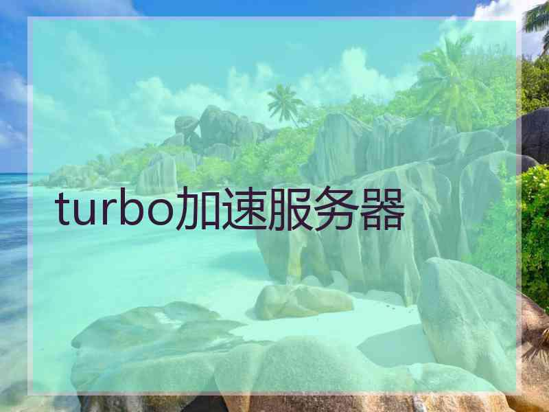 turbo加速服务器