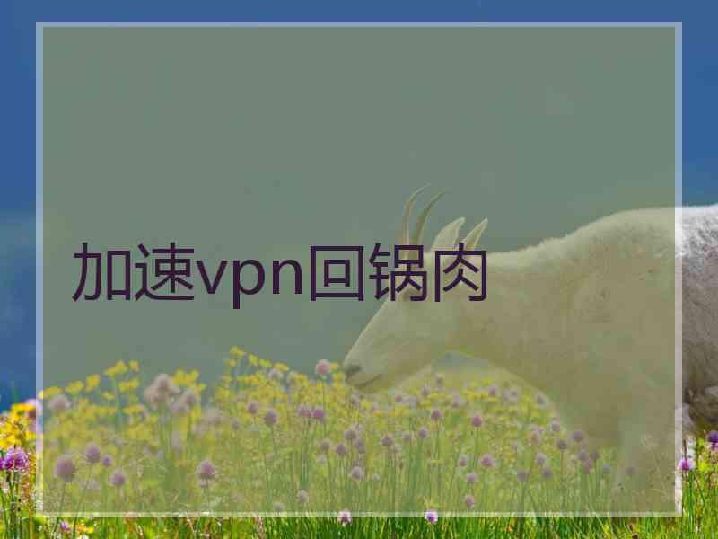 加速vpn回锅肉