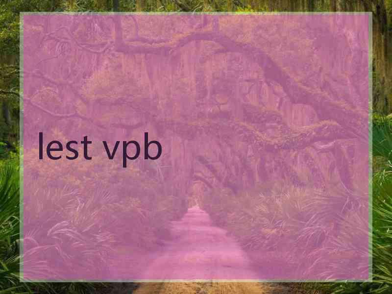lest vpb