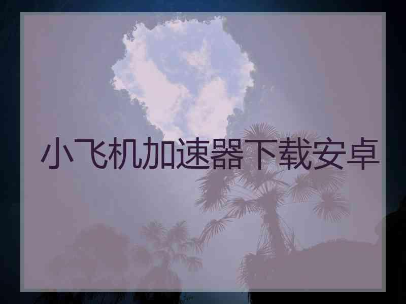 小飞机加速器下载安卓