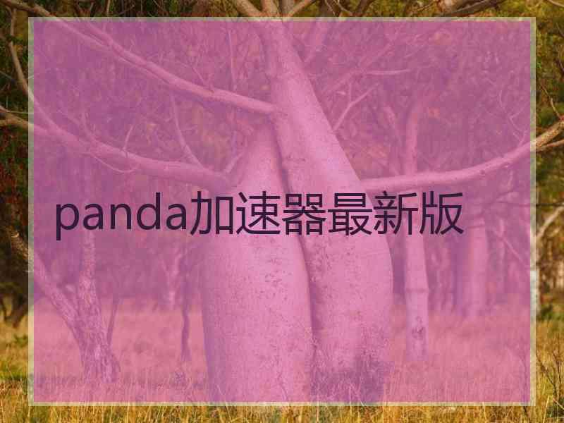 panda加速器最新版