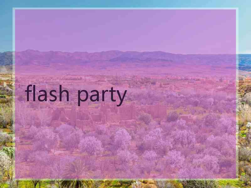 flash party