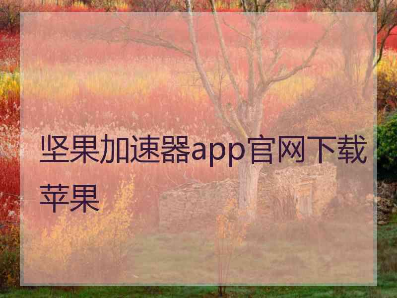 坚果加速器app官网下载苹果