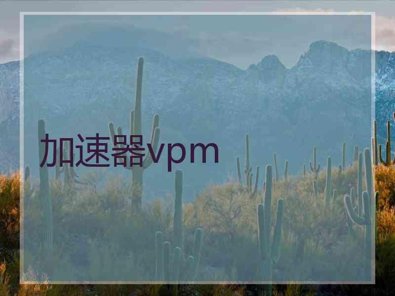 加速器vpm