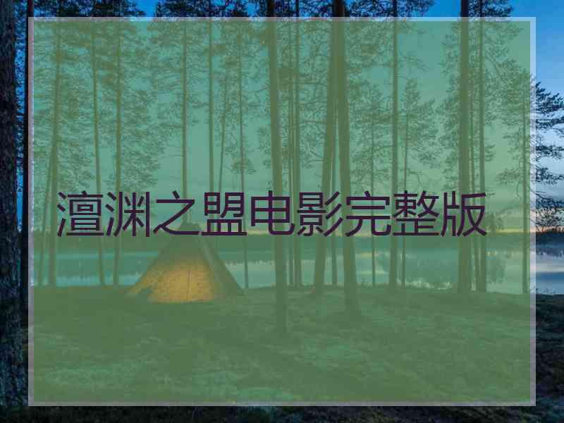 澶渊之盟电影完整版
