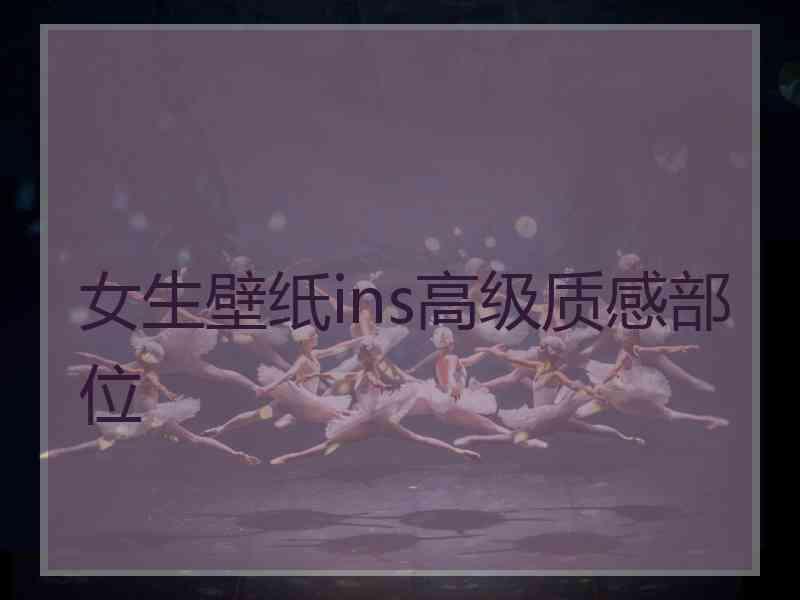 女生壁纸ins高级质感部位