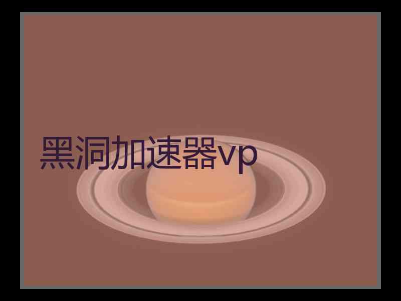 黑洞加速器vp