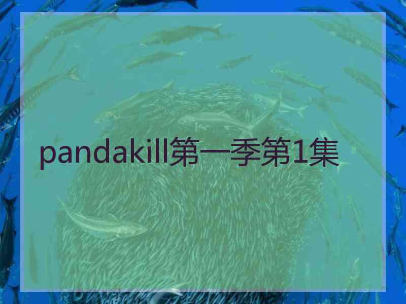 pandakill第一季第1集