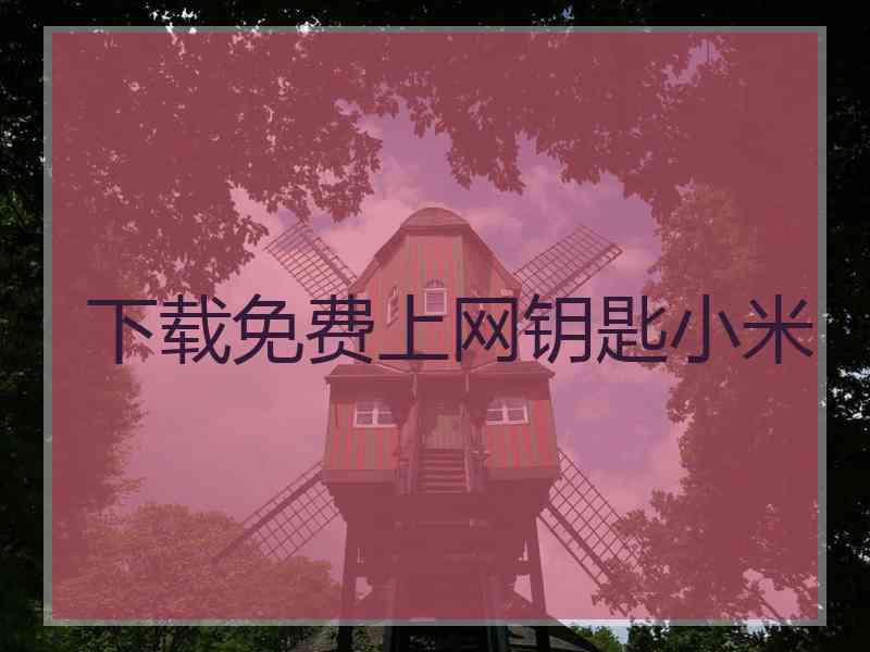 下载免费上网钥匙小米