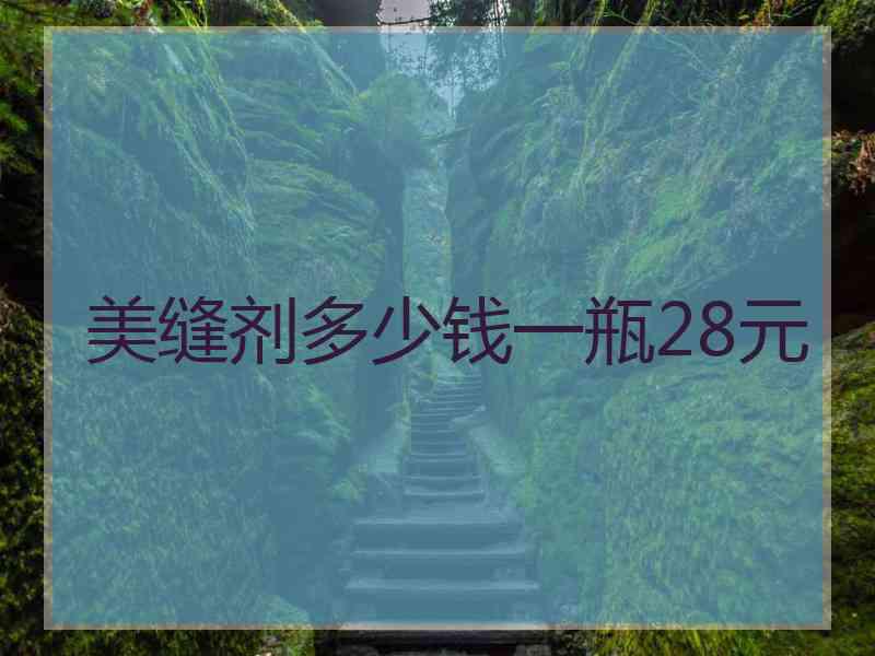 美缝剂多少钱一瓶28元