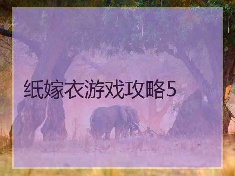 纸嫁衣游戏攻略5