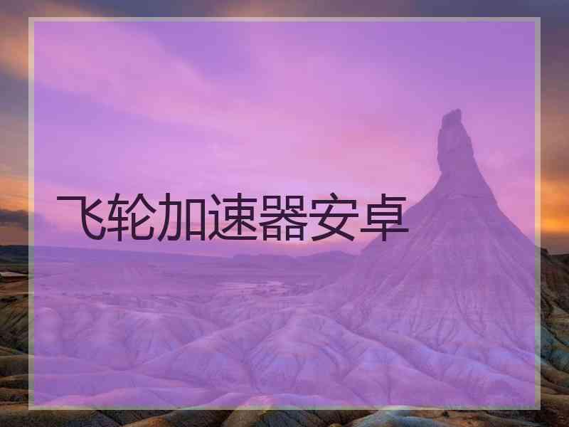 飞轮加速器安卓