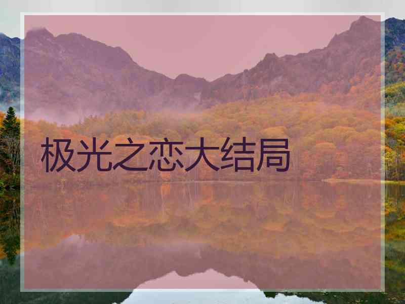 极光之恋大结局