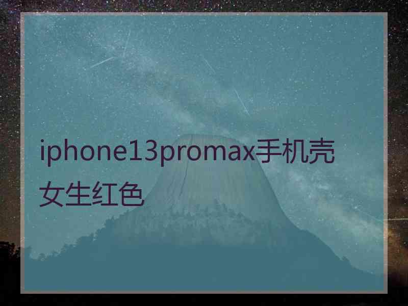 iphone13promax手机壳女生红色