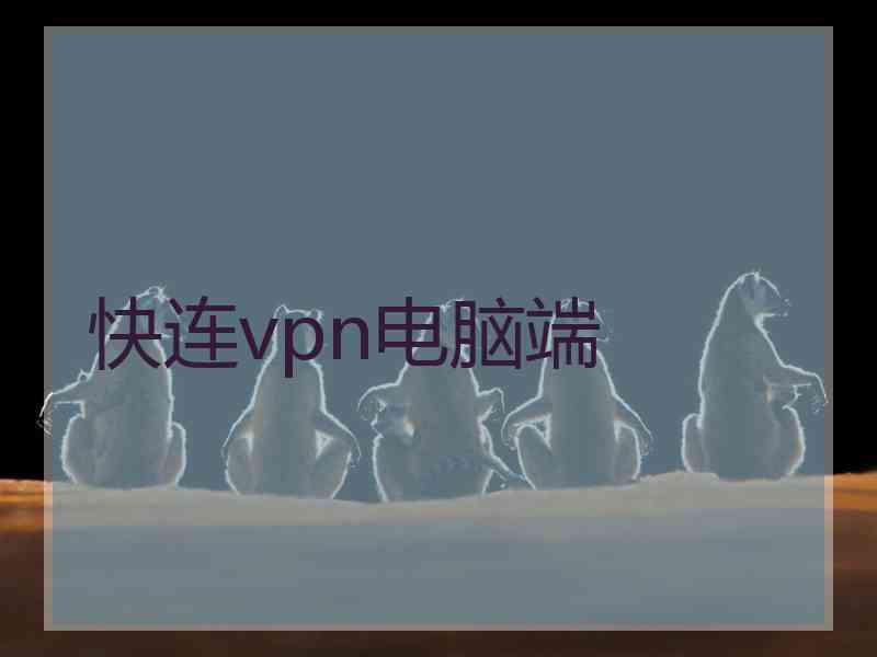 快连vpn电脑端