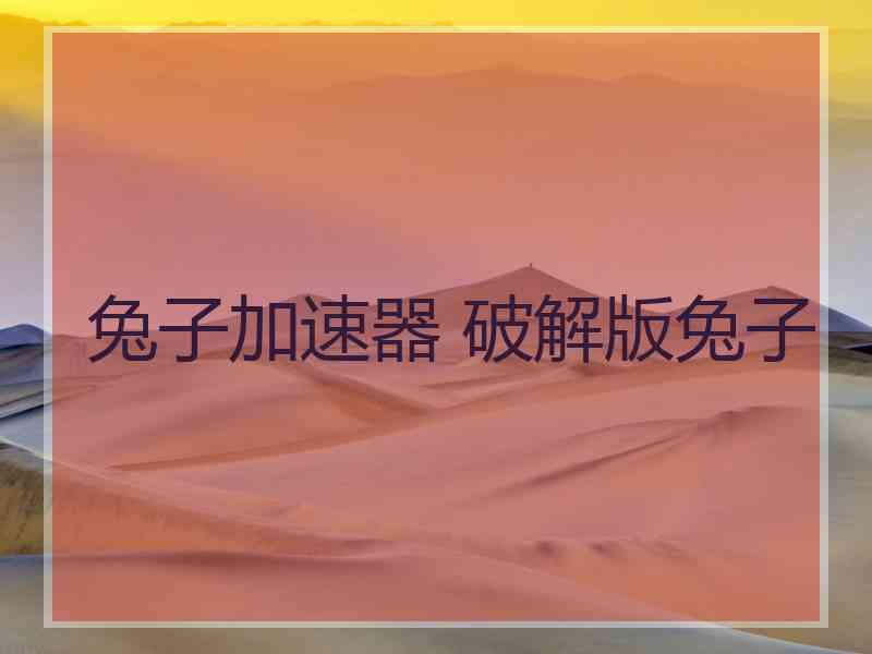 兔子加速器 破解版兔子