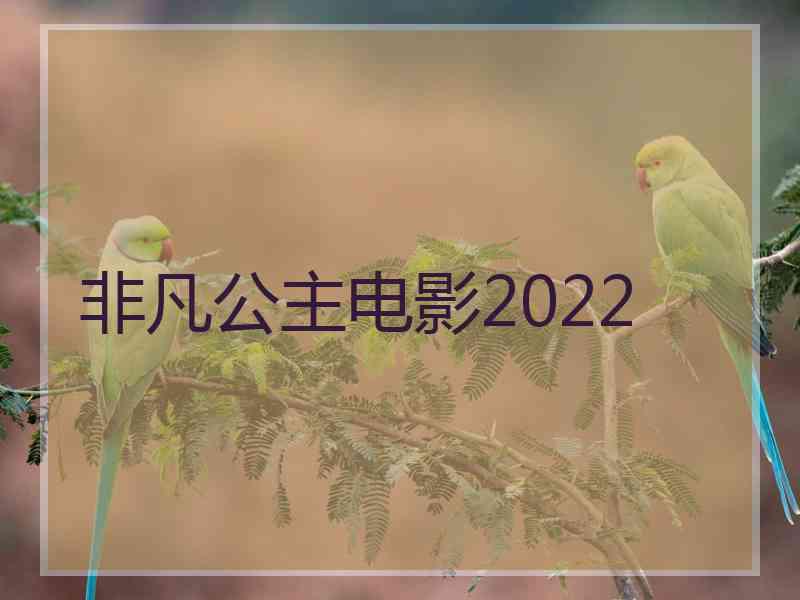 非凡公主电影2022