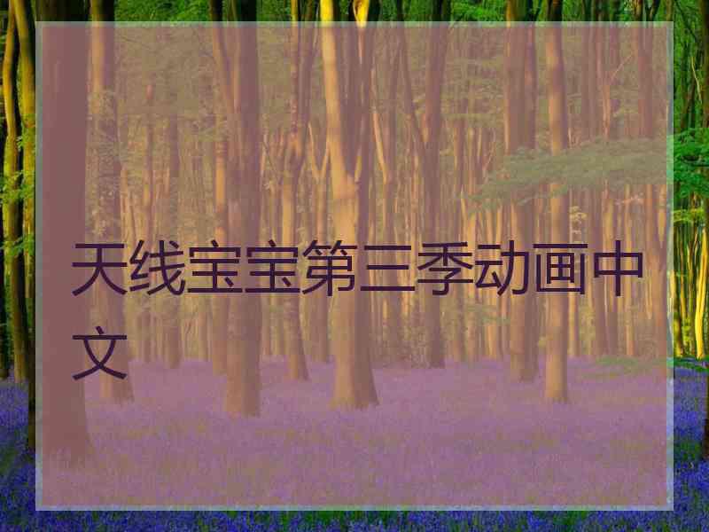 天线宝宝第三季动画中文