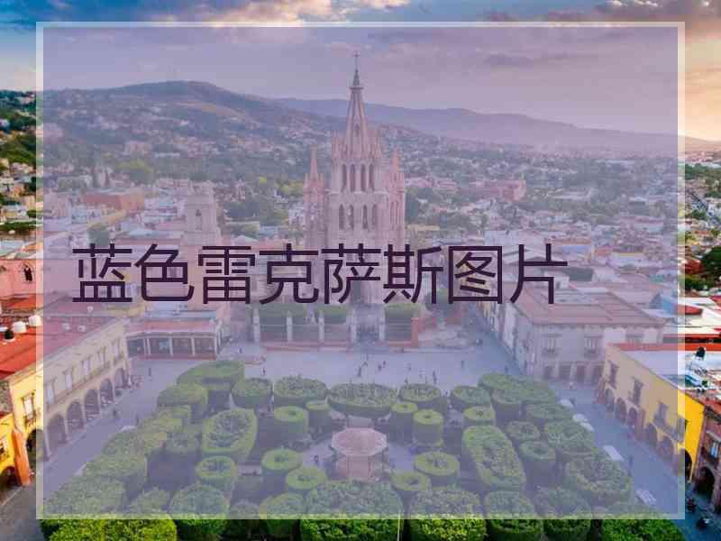 蓝色雷克萨斯图片