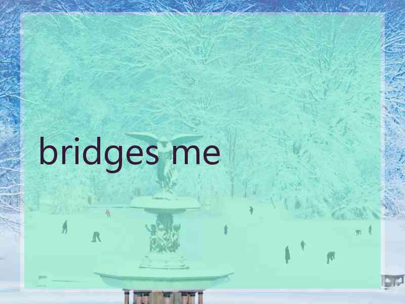 bridges me