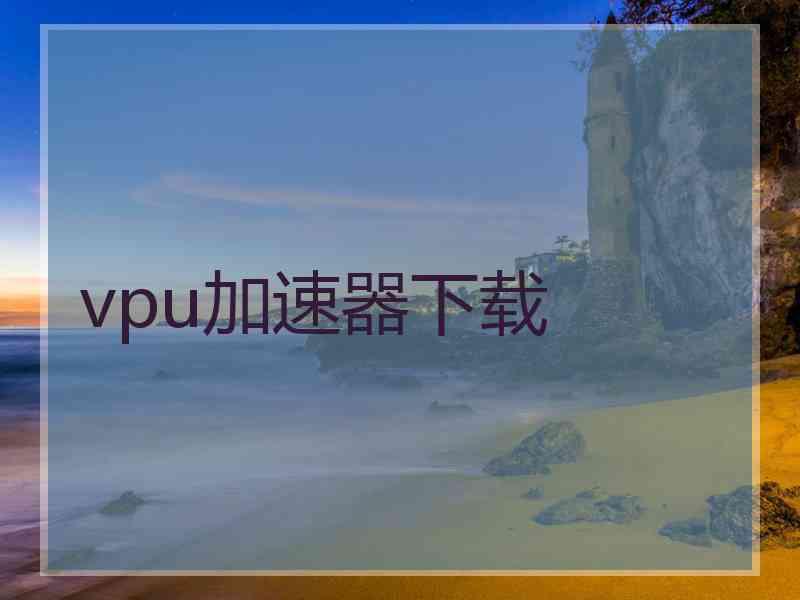 vpu加速器下载