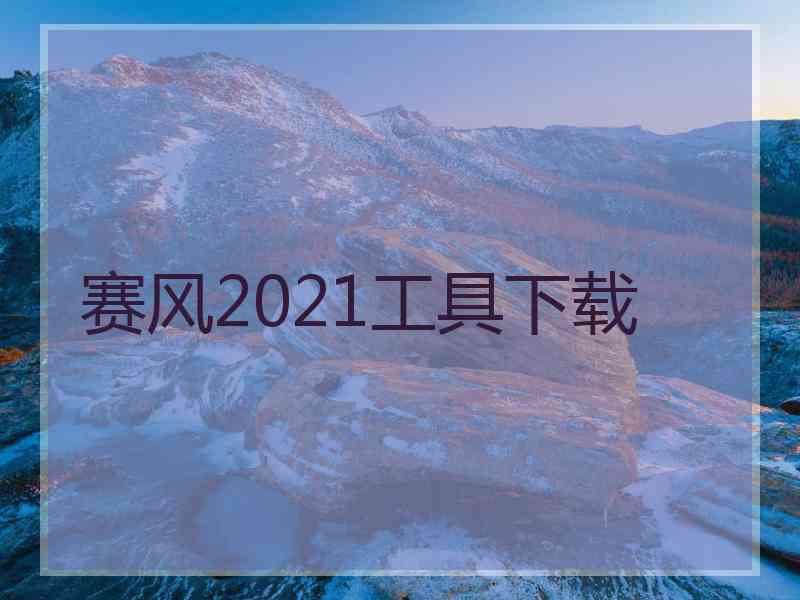 赛风2021工具下载