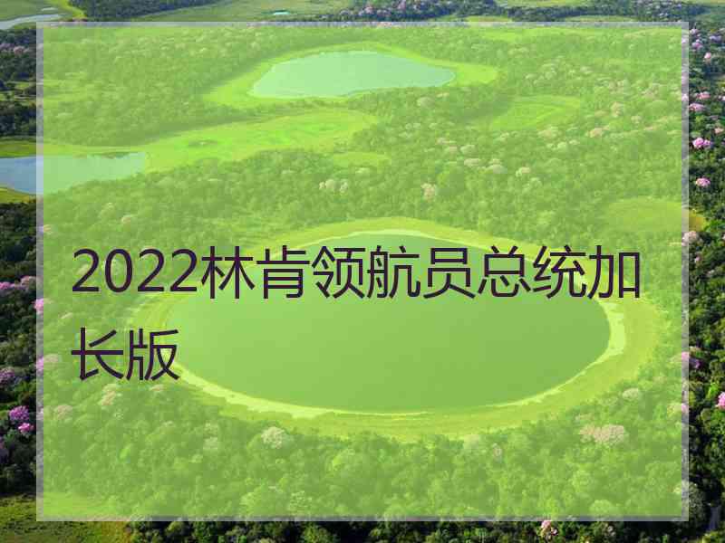 2022林肯领航员总统加长版