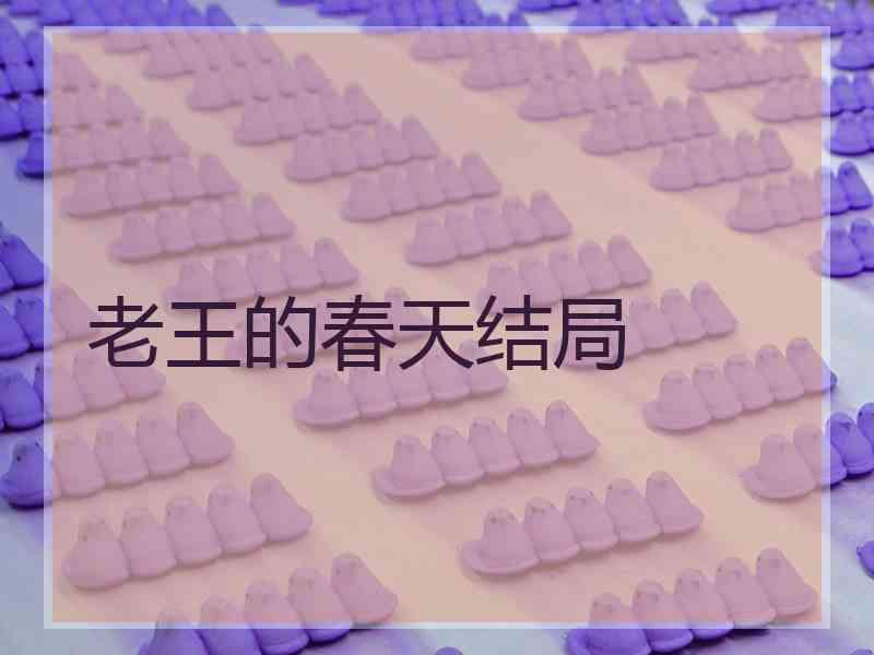 老王的春天结局