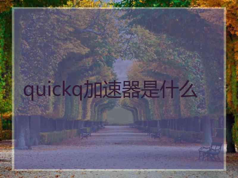 quickq加速器是什么