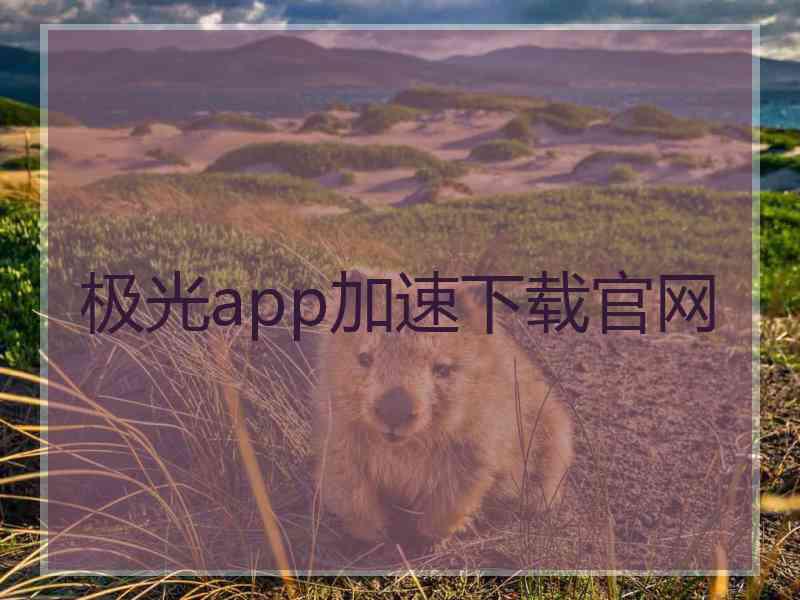 极光app加速下载官网