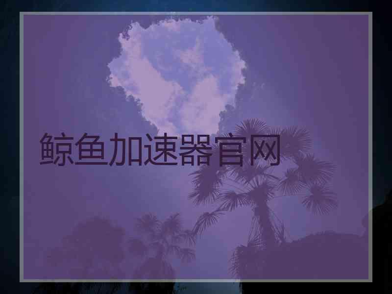 鲸鱼加速器官网