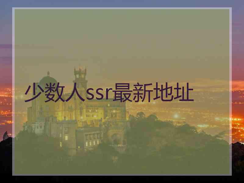 少数人ssr最新地址