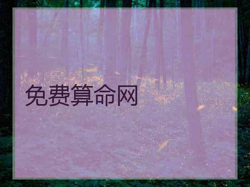 免费算命网