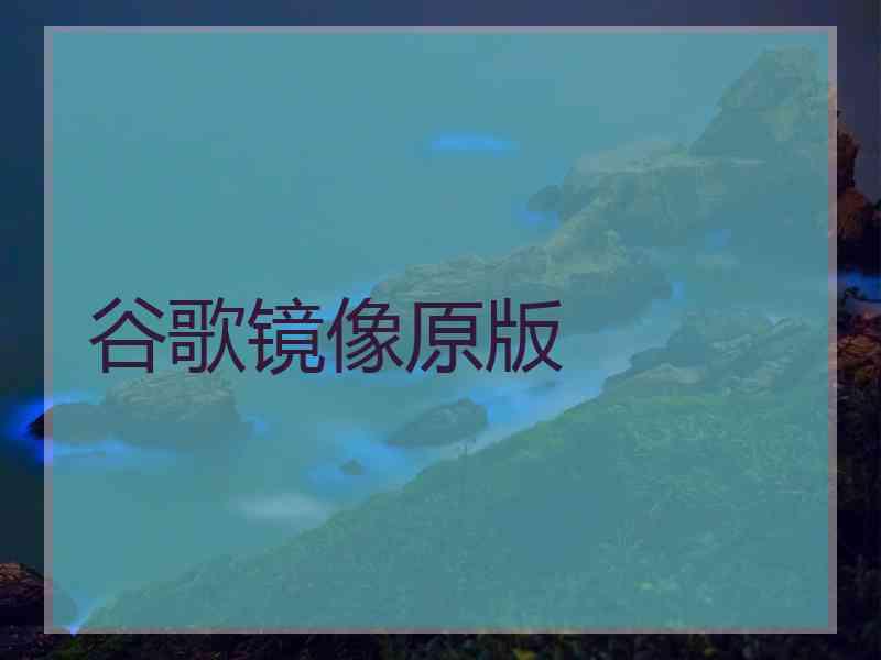 谷歌镜像原版
