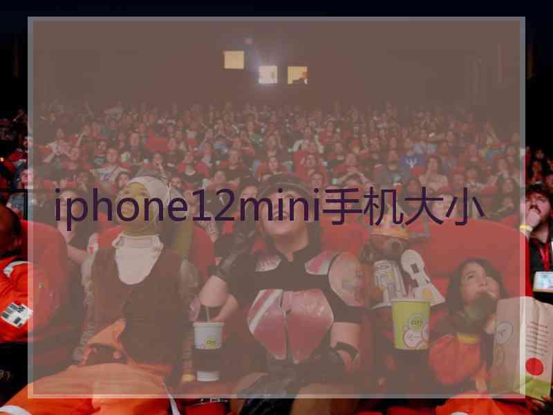 iphone12mini手机大小