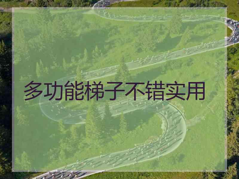 多功能梯子不错实用