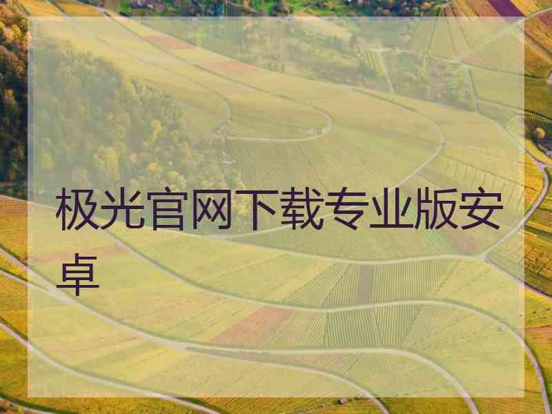 极光官网下载专业版安卓