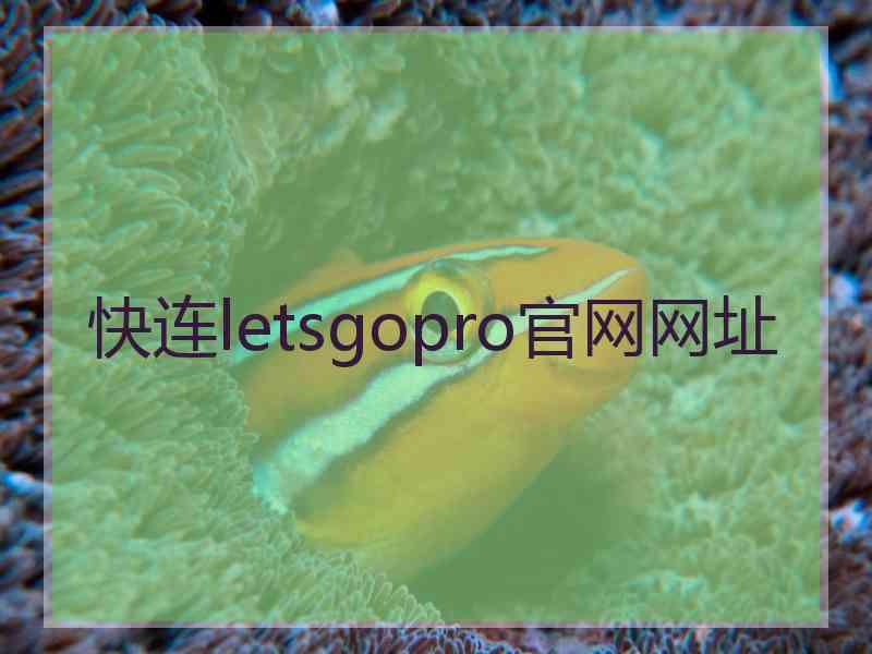 快连letsgopro官网网址